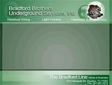 Tablet Screenshot of bradfordline.com